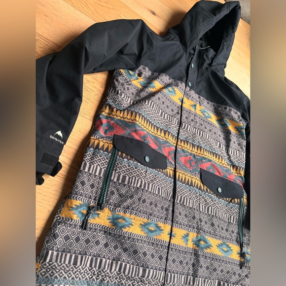Burton Black and Multicolor Ski Jacket - Picture 3 of 12